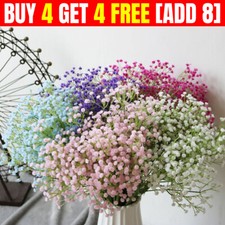 108 Heads Artificial Baby's Breath Flowers Fake Silk Gypsophila Bouquet Decors