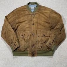 VINTAGE Suede Bomber Jacket
