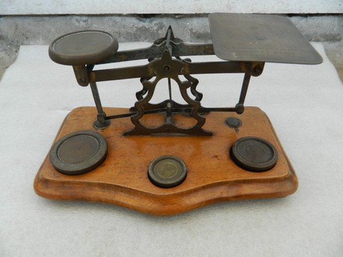 Antique postal scales - antique,