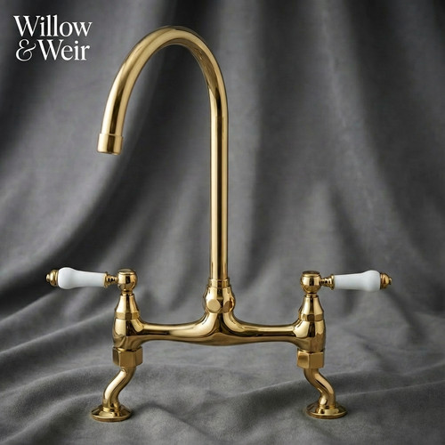 Antique gold bridge kitchen - bridge,