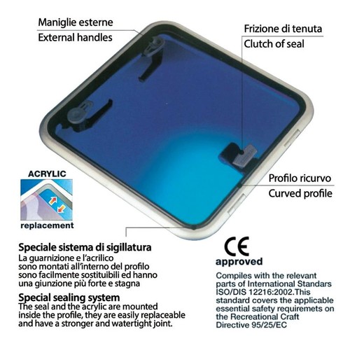 Lewmar low profile hatch - lewmar,