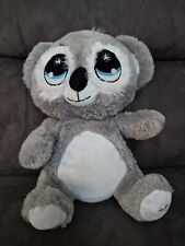 Peek A Boo Toys 16” Gray White Teddy Bear Plush NEW