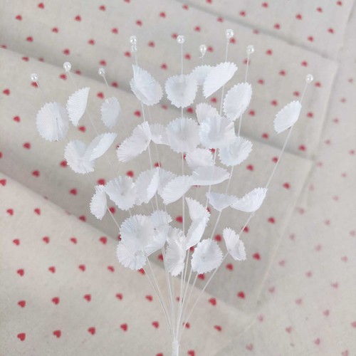 White artificial babys breath - white,