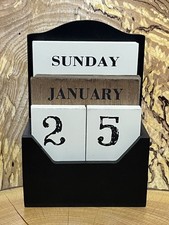 Wooden Perpetual Calendar