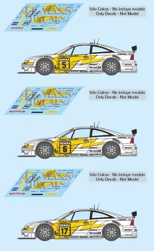Decals opel calibra dtm - calibra, v6