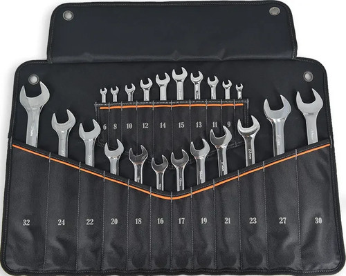 Pocket wrench tool - 22-pocket, roll
