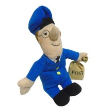 Postman Pat 6" Soft Toy With Post Sack Mail Bag 2001 McDonalds TV Classics Plush
