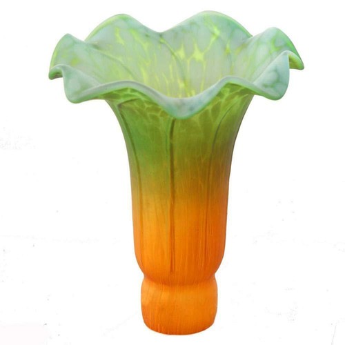 Amber with green tiffany style - with,
