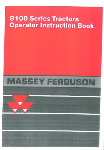 Massey ferguson tractor - ferguson, 8110