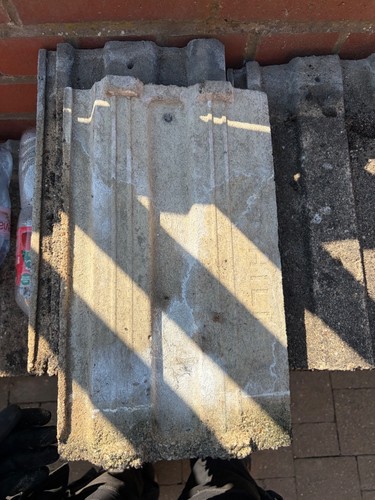 Reclaimed concrete roof tiles - roof,