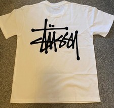 Stussy Men's White T-Shirt