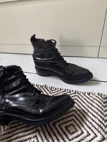 Acne studios black leather - studios,