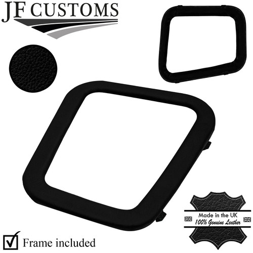 Black leather gear surround - leather, +