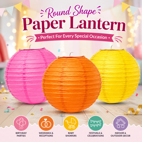 Pack round shape paper - pack,