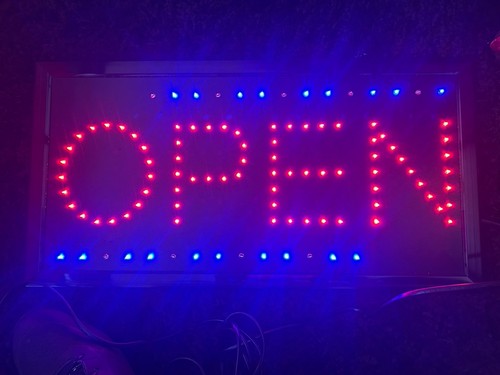 Bright led neon open shop - bright,