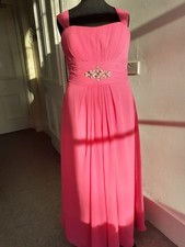 Fuschia pink long dress 22
