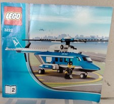 Lego City Set 3222 - Helicopter & Limousine- 267 pieces- 4 minifigures- 2010
