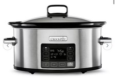 Crockpot TimeSelect CSC093X Digital Slow Cooker 5.6L with Programmable Timer