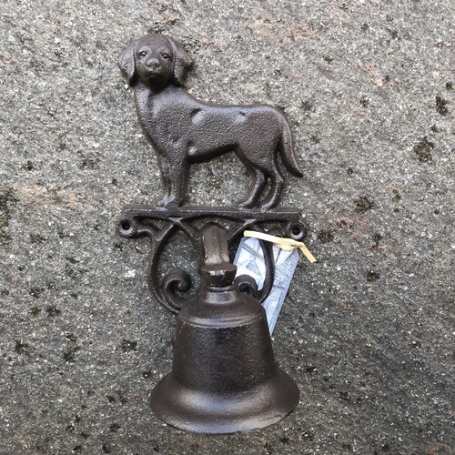 Dog bell cast iron - dog,