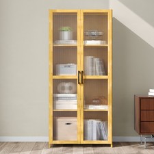 Bamboo Wood Cabinet 1-2