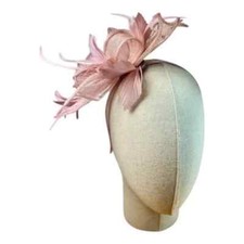Ladies Feather Fascinator Looped Headband Clip Party Wedding Prom Royal Ascot UK