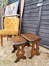 ercol pebble nest of tables