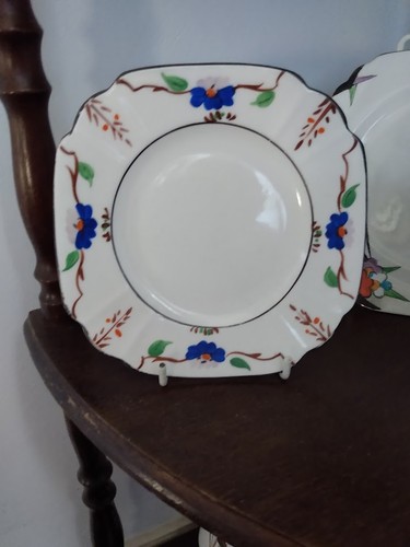 Vintage hand painted art deco - hand,