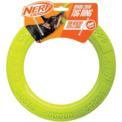 Nerf dog dental chew tug - dog,