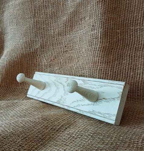 Peg solid oak hook wall - peg,