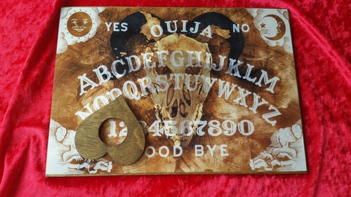 Wooden ouija board goat - wooden,