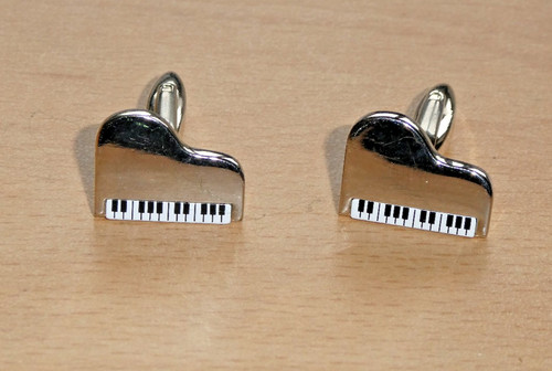 Cuff links grand piano - links,