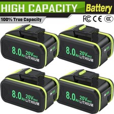 4~1pack 8.0Ah For Worx 20V