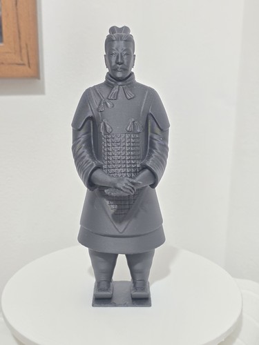 Terracotta warrior statue - terracotta,