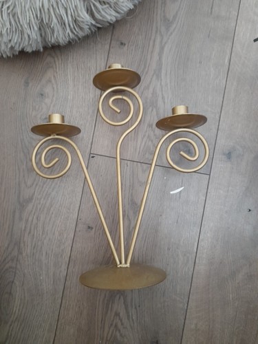 Metal decorative candlestick - metal,