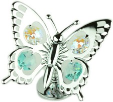 CRYSTAL ORNAMENTS GIFT BOX SET CRYSTOCRAFT MADE WITH SWAROVSKI ELEMENTS KEEPSAKE