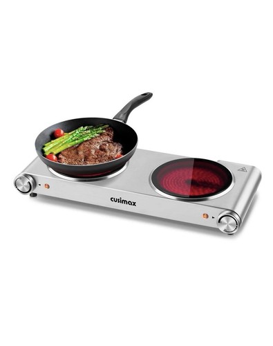 Double ceramic hot plate - double,