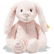 Steiff My First Hoppie Rabbit In Pink Plush Teddy Bear - Authorised UK Stockist