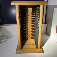 Vintage Solid Pine Wood CD