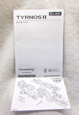 SHIMANO Tyrnos II Instruction Manual & Parts List Models #12, 16, 20, 30 NEW T49