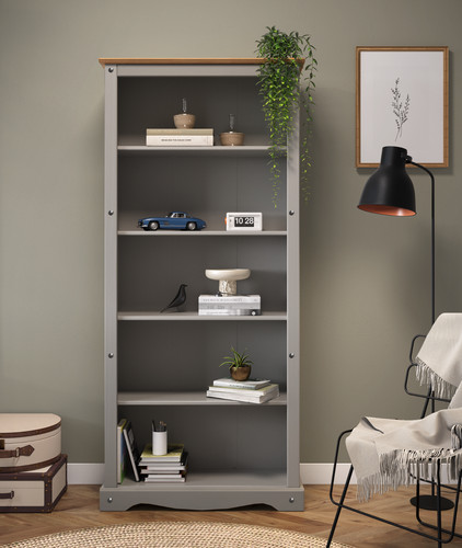Corona bookcase grey - corona,