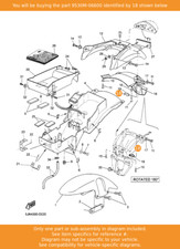 YAMAHA Nut, 9530M-06600 OEM