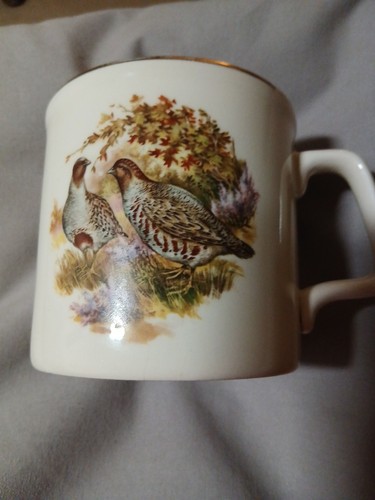 Vintage game birds mug - vintage,