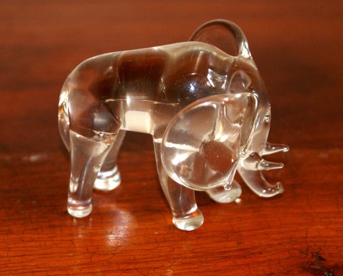 Clear hand blown murano - hand-blown,
