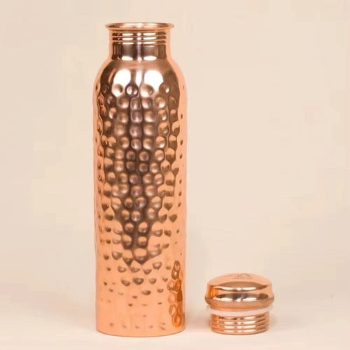Pure copper water bottle - copper,