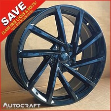 19" SPIELBERG GB Style ALLOY WHEELS X4 - TYRES Fits : SEAT / SKODA PCD: 5x112