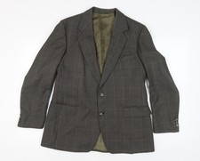 Magee Men's Brown Check Blazer Jacket Size 42