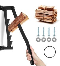 Wall Mounted Wood Kindling Splitter High Carbon Steel Manual Fire Wood Cutter