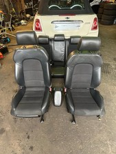 GENUINE 2011 AUDI A3 8P S LINE 3 DOOR - HALF LEATHER FRONT & REAR INTERIOR SEATS