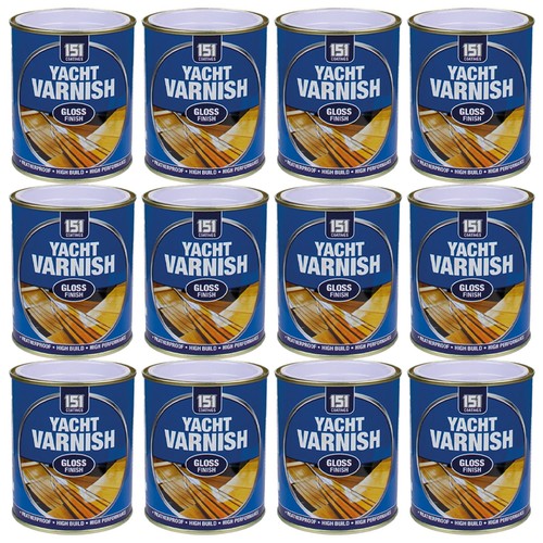 12x 151 yacht varnish - 12x, gloss