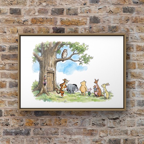 Winnie the pooh friends - friends, tree